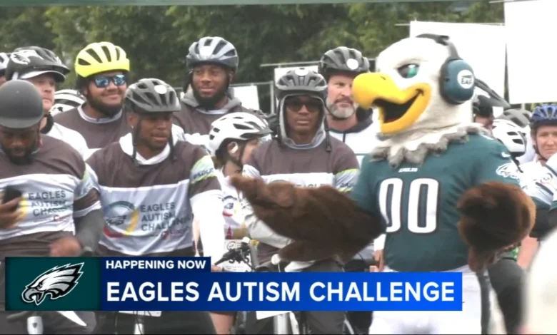 The Eagles Autism Challenge kicks off in South Philadelphia