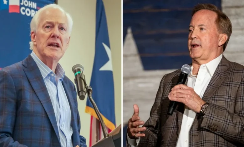 The donors behind Cornyn and Paxton's Senate fight