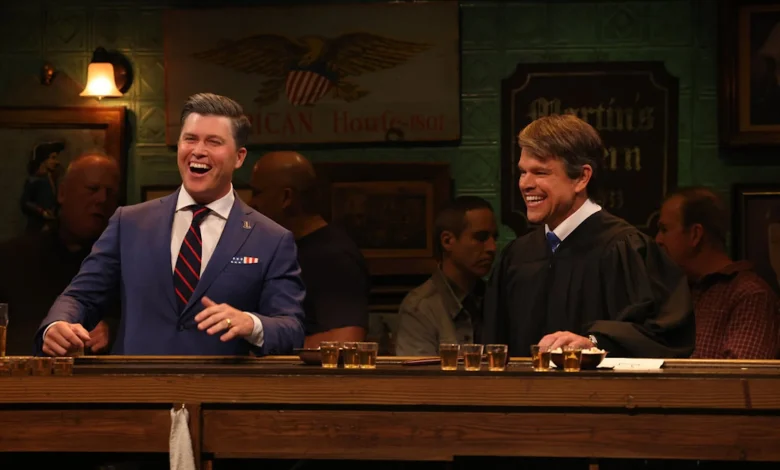 The real war is against male loneliness": Patel, Hegseth walk into a bar on "Saturday Night Live