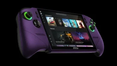 This is MSI’s new Claw 8 EX AI Plus gaming handheld