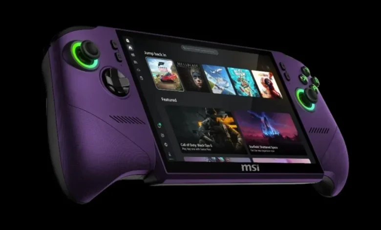 This is MSI’s new Claw 8 EX AI Plus gaming handheld