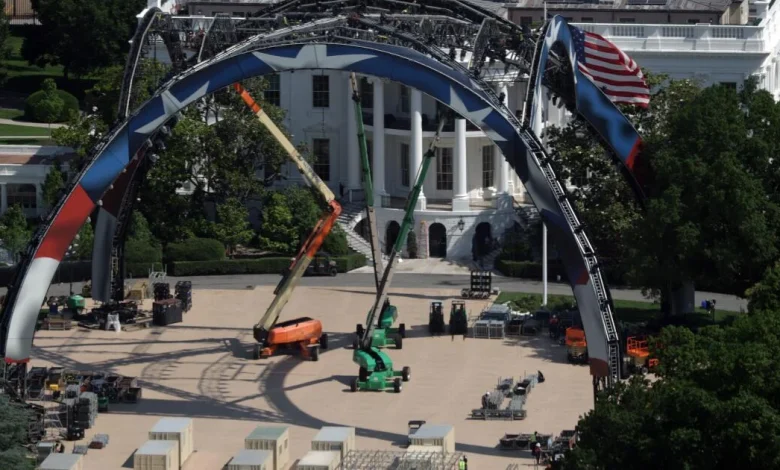 'This is a hijacking': UFC White House fight and race cars take over National Park Service land