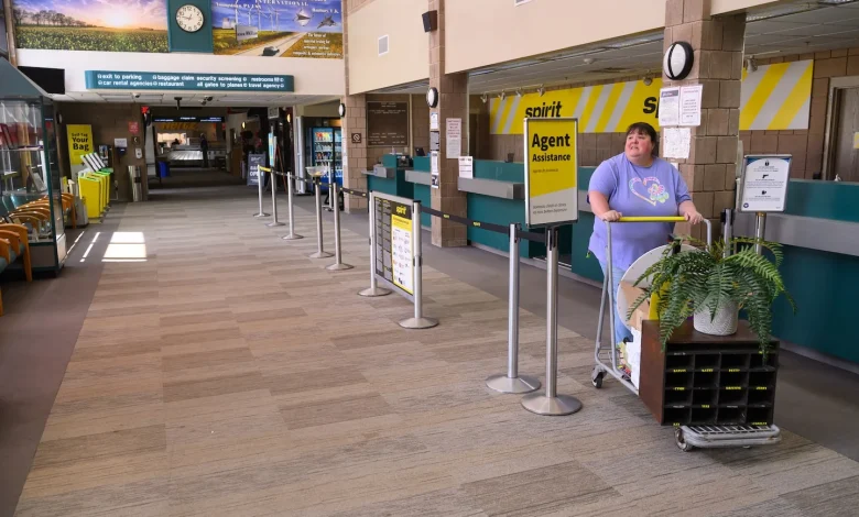 This tiny rural airport took the biggest hit when Spirit shut down