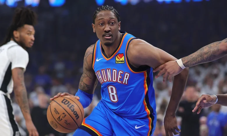 Thunder star Jalen Williams leaves Game 2 early with hamstring tightness