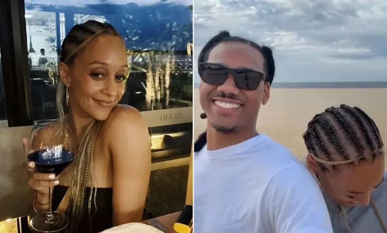 Tia Mowry Hard Launches Her New Man with Laughing Beach Selfie, Says They Had the ‘Best Time’ on Vacation Together
