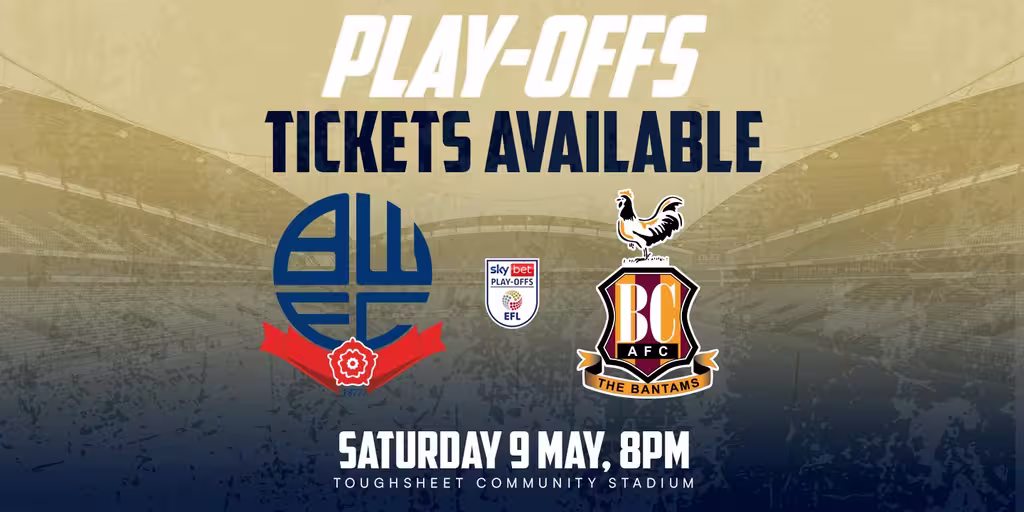 Tickets | Play-Off Semi-Final Home Leg