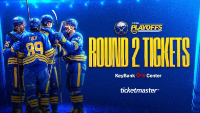 Tickets for Sabres' Round 2 playoff series to go on sale Saturday, May 2 at 3 p.m.