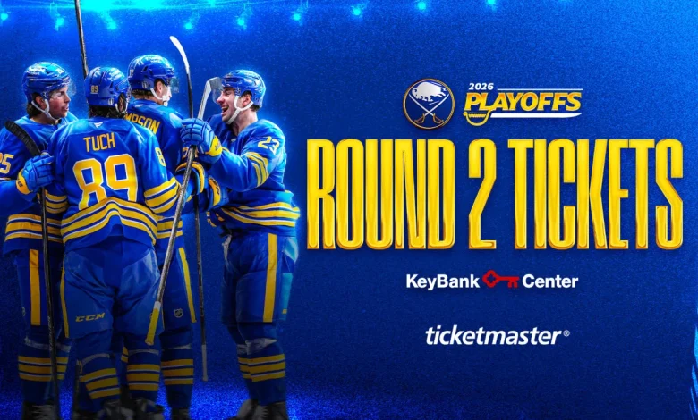 Tickets for Sabres' Round 2 playoff series to go on sale Saturday, May 2 at 3 p.m.