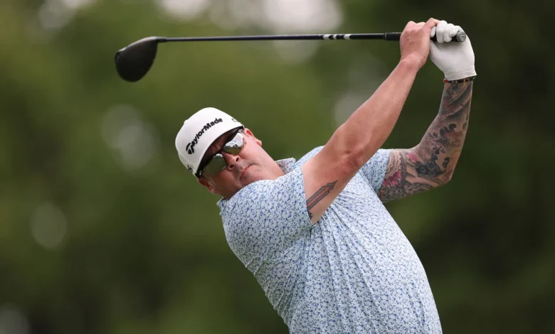 Tied for most birdies so far at Aronimink? A 41-year-old, tattooed PGA pro from Ohio