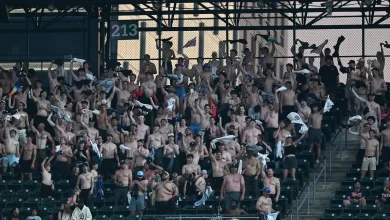 Tigers fans ditch shirts as 'Tarps Off' takes over Comerica Park