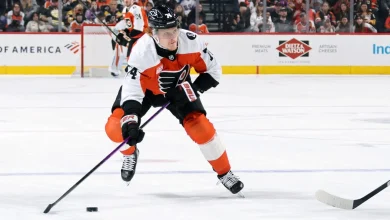 Tippett out again for Flyers in Game 2 of East 2nd Round with injury