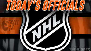 Today’s NHL Playoff Referees and Linespersons – 5/1/26