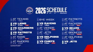 Top 8 things to know about the Bills 2026 schedule 