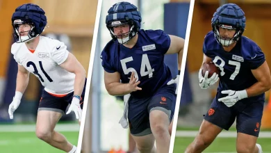 Top Bears draft picks discuss first rookie minicamp practice 