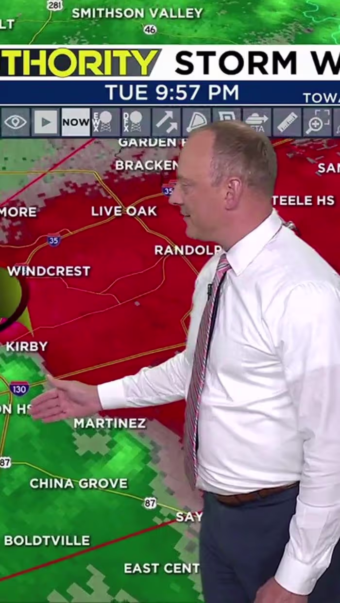 Tornado Warning Issued for Bexar County