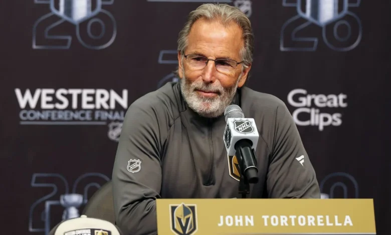 Tortorella humbled by Golden Knights opportunity, path to Cup Final