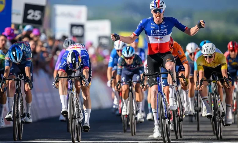 Tour de Romandie: Dorian Godon denies Tadej Pogačar a hat trick with vengeful sprint on stage 3