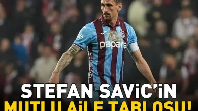 Trabzonspor - Konyaspor maçı için heyecan dorukta! Stefan Savic'in eşiyle olan pozuna yorum yağdı: 'Ailene selamlar kaptan, kupayı bize getir'