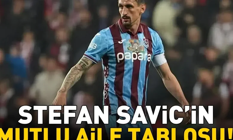 Trabzonspor - Konyaspor maçı için heyecan dorukta! Stefan Savic'in eşiyle olan pozuna yorum yağdı: 'Ailene selamlar kaptan, kupayı bize getir'
