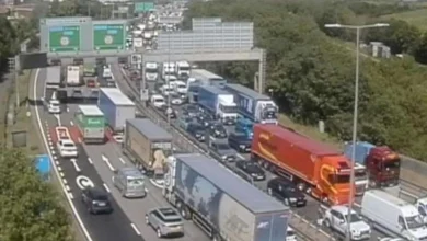 Traffic held on M25 for ‘police-led incident’