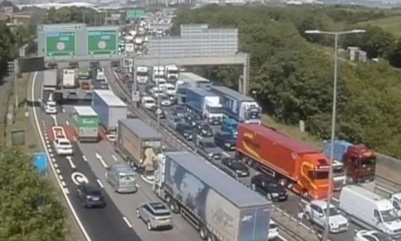 Traffic held on M25 for ‘police-led incident’