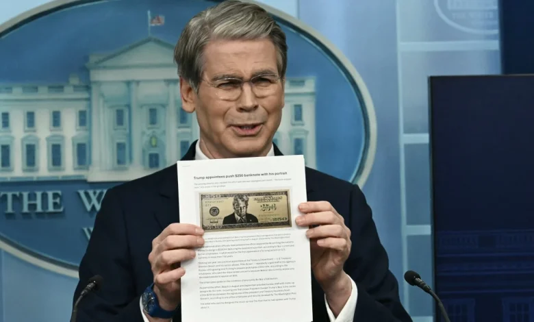 Treasury Department prepares $250 bill with Trump's face on it : NPR