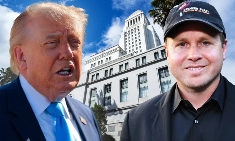 Trump Backs Spencer Pratt For L.A. Mayor In "Rigged" Election