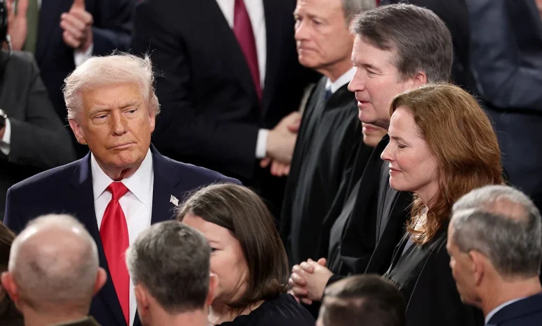 Trump blasts Gorsuch and Barrett over tariff ruling in Truth Social post