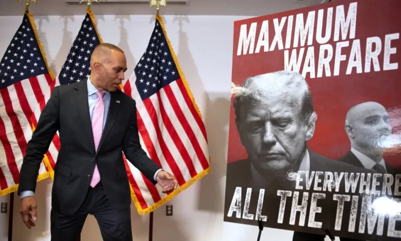 Trump calls for ‘incitement’ charges against top Democrat Hakeem Jeffries
