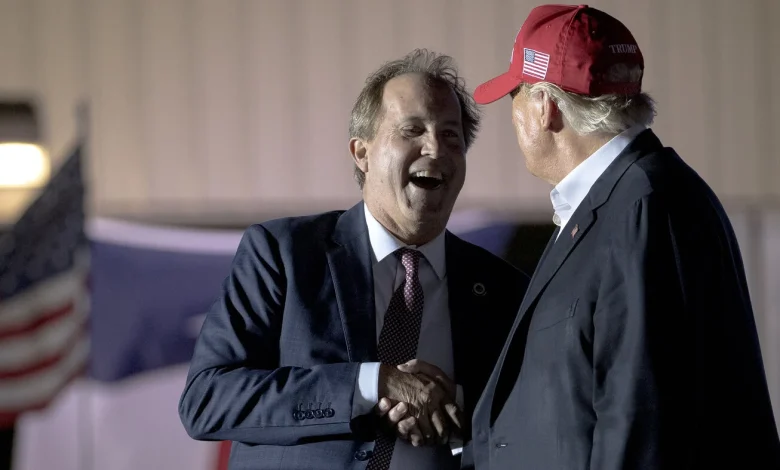 Trump endorses Ken Paxton in Texas Senate primary runoff : NPR