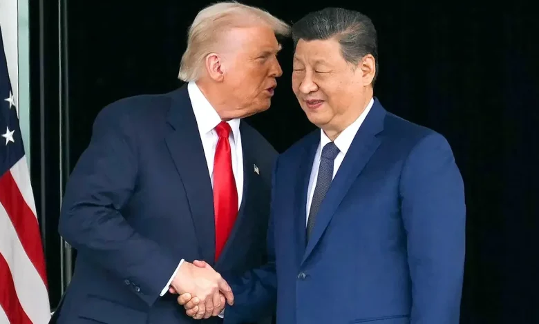 Trump in Beijing for high-stakes Xi summit to test US strength on trade, peace