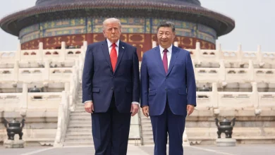 Trump wraps up visit with Xi in China tonight, after talks on trade and stern words on Taiwan