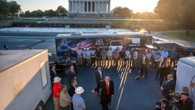 Trump’s Reflecting Pool changes don’t follow federal rules, lawsuit claims