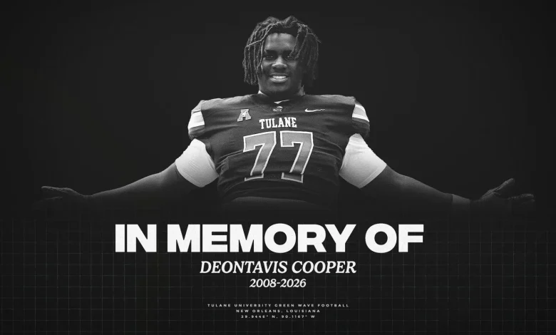 Tulane University Statement on the Passing of Deontavis Cooper