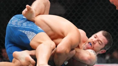 UFC 328 video: Jim Miller taps out Jared Gordon with nasty guillotine choke to extend all-time UFC win record