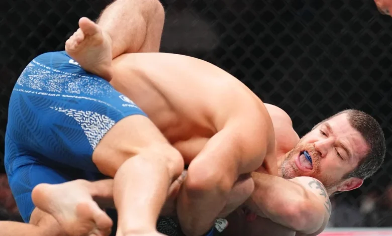 UFC 328 video: Jim Miller taps out Jared Gordon with nasty guillotine choke to extend all-time UFC win record