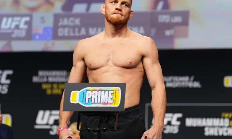 UFC Perth early weigh ins results, LIVE updates | Jack Della vs. Prates