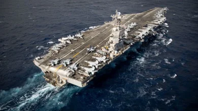US aircraft carrier returns home after record deployment that included Iran war, Maduro capture