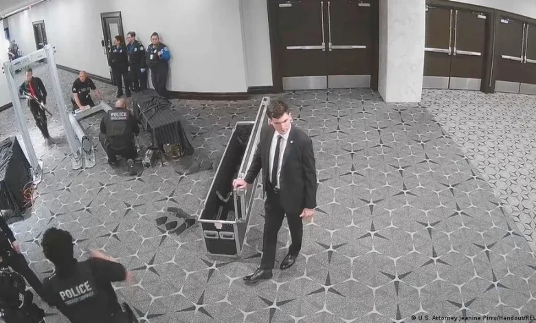 US prosecutors release new footage of Trump shooting suspect