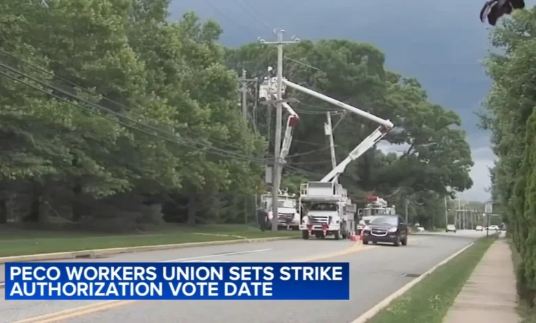 Union representing PECO workers sets strike authorization vote date