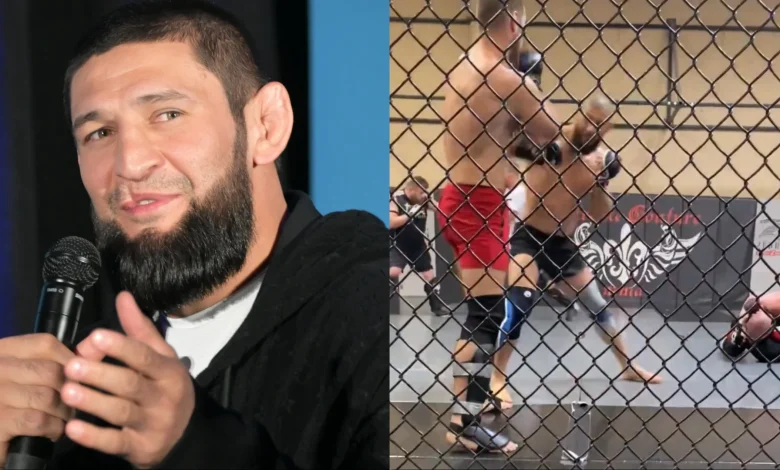 VIDEO | Khamzat Chimaev shares never-before-seen Sean Strickland spar just days before UFC 328