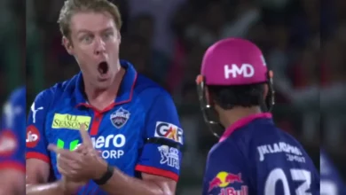 Vaibhav Sooryavanshi Given Fiery Send-Off After Getting Clean Bowled By Kyle Jamieson's Yorker. Fans In Shock
