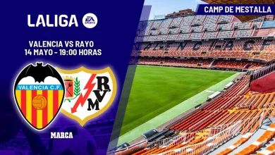 Valencia - Rayo Vallecano: horario y dónde ver hoy en TV y online el partido de la jornada 36 de LaLiga EA Sports