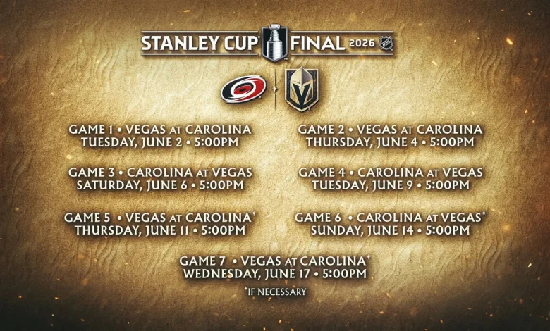 Vegas Golden Knights Announce On-Sale Details for 2026 Stanley Cup Final