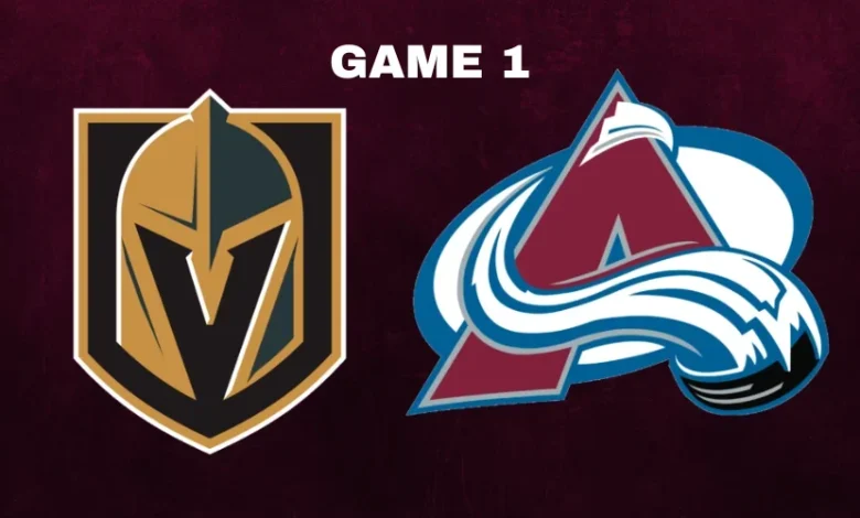 Vegas Golden Knights at Avalanche Game 1: The Next Test Begins, Lines, Notes & How To Watch