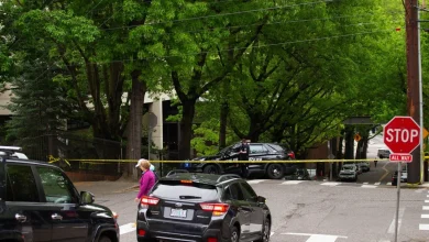 Vehicle carrying explosives crashes into Portland athletic club, driver dead