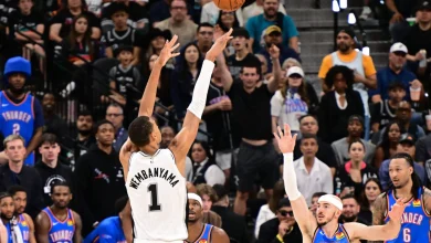 Victor Wembanyama's epic half-court heave adds to lore of these West Finals