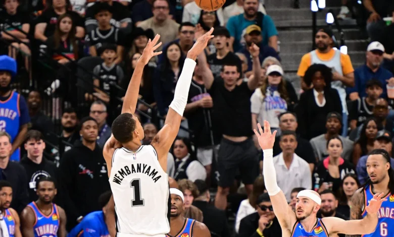 Victor Wembanyama's epic half-court heave adds to lore of these West Finals