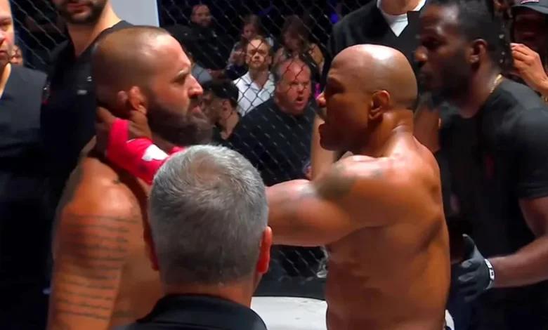 Video: 49-year-old Yoel Romero breaks rival's jaw in TKO victory