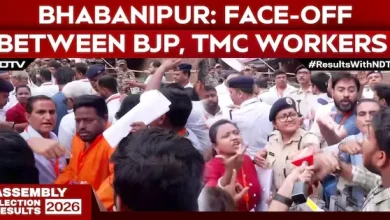 Video | Bhabanipur Latest News | Face-Off Between BJP, TMC Workers Ahead of Counting